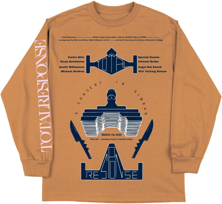 Camel long-sleeve tee, Total Response front print